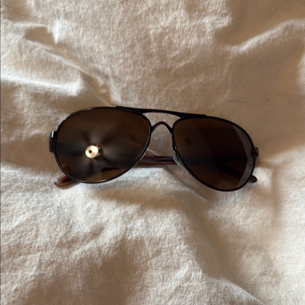 Oakley Dark Brown Aviator Sunglasses